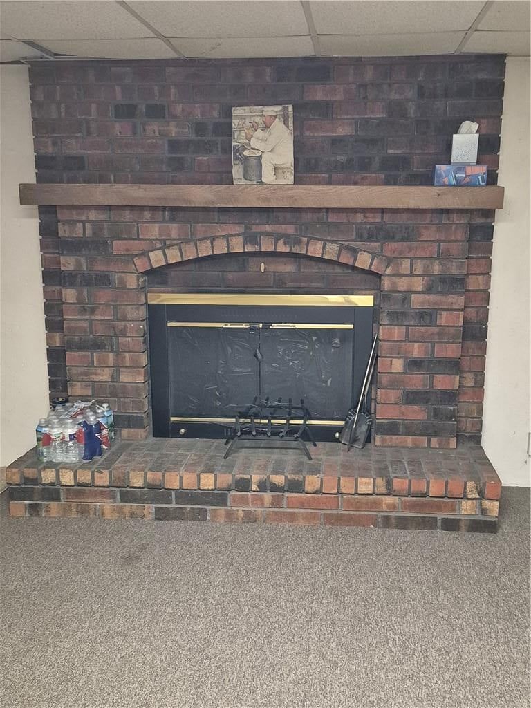 Fireplace at 1913 Grand Avenue, Leavenworth, KS 66048
