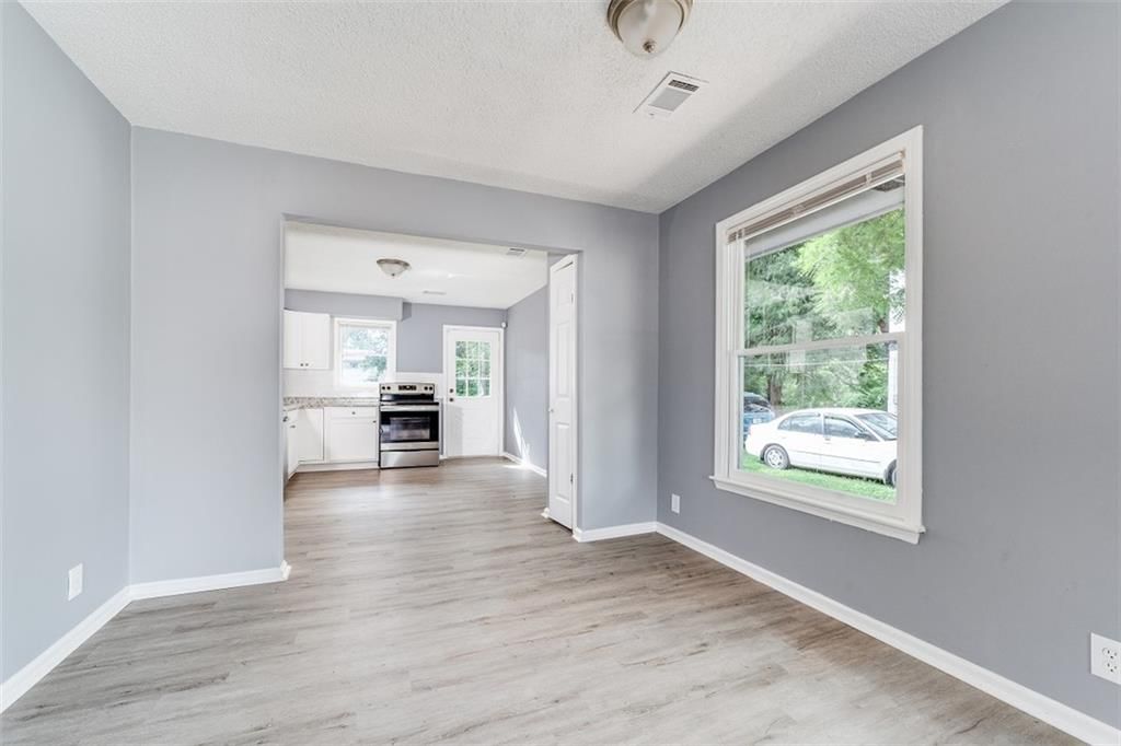 Open floor plan at 8234 Paseo Boulevard, Kansas City, MO 64131