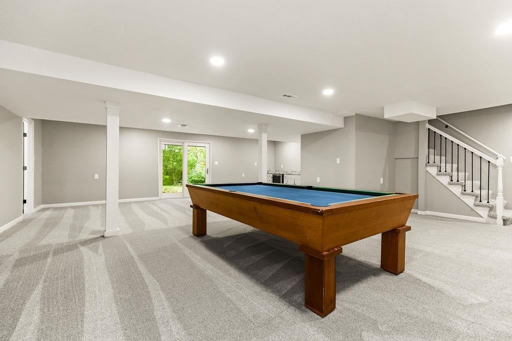 Finished basement at 13811 West 48th Street, Shawnee, KS 66217
