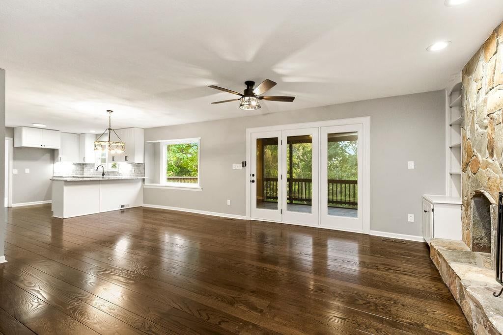 Open floor plan and recessed lighting at 13811 West 48th Street, Shawnee, KS 66217
