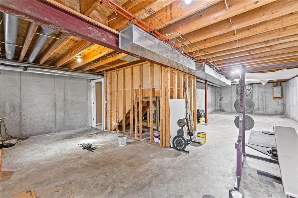 Finished basement at 18417 ELM Street, Gardner, KS 66030