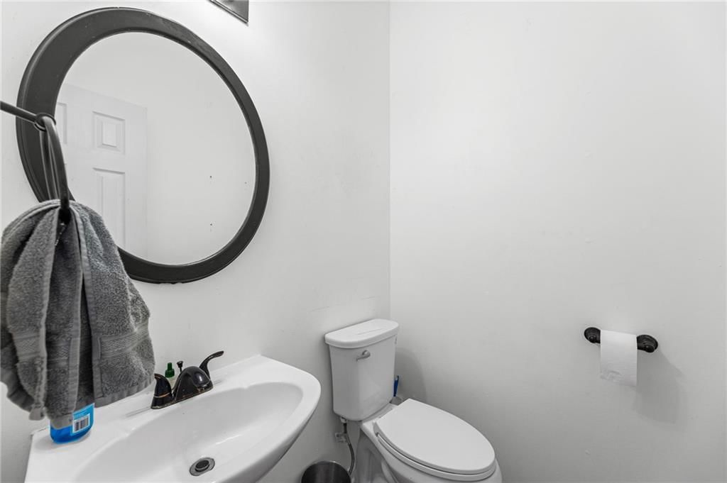 White vanity at 18417 ELM Street, Gardner, KS 66030