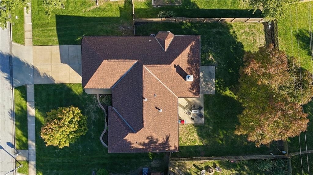 Fenced yard at 1809 E 155th Street, Olathe, KS 66062