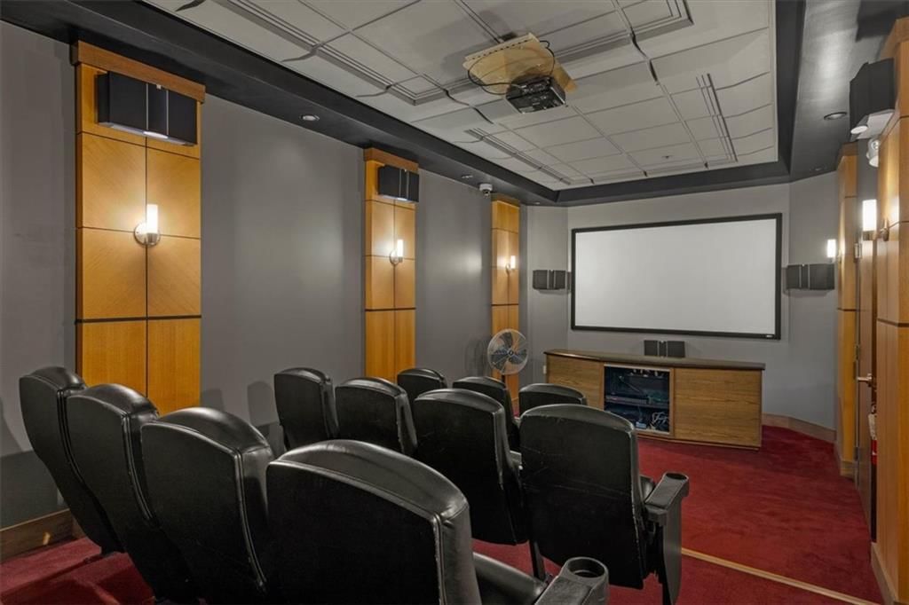 Home theater at 1101 Walnut Street #609, Kansas City, MO 64106
