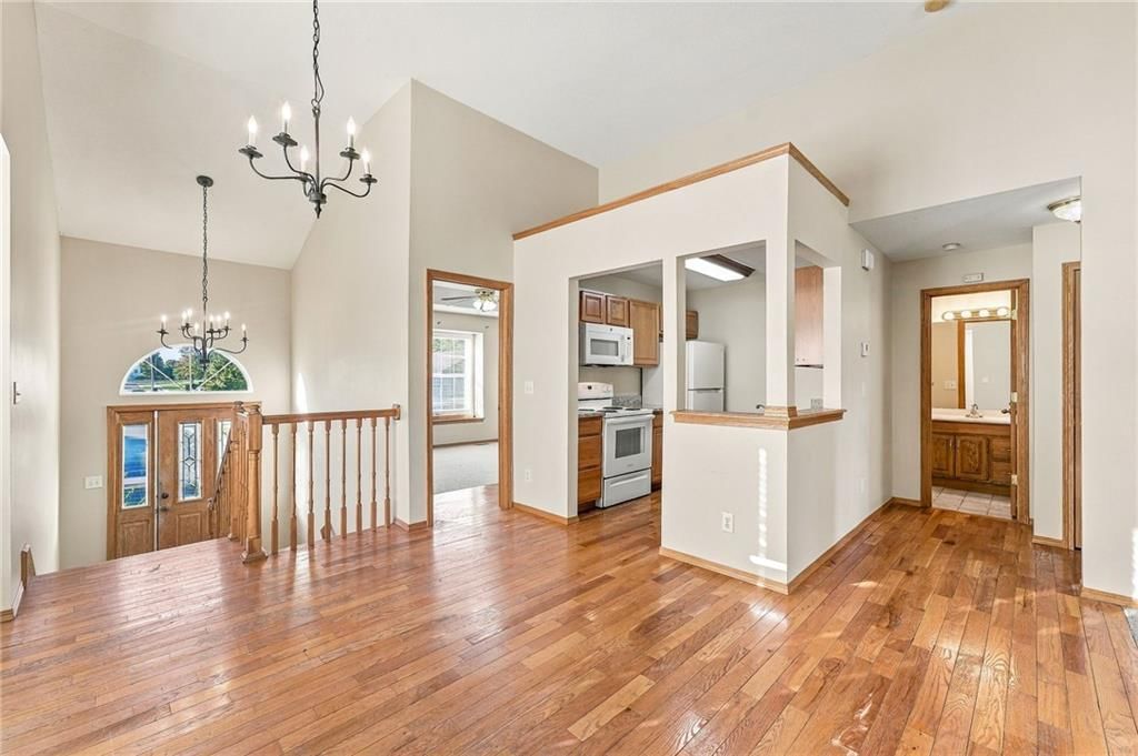 Open floor plan and built-ins at 200 SW Chartwell Drive, Lee's Summit, MO 64082