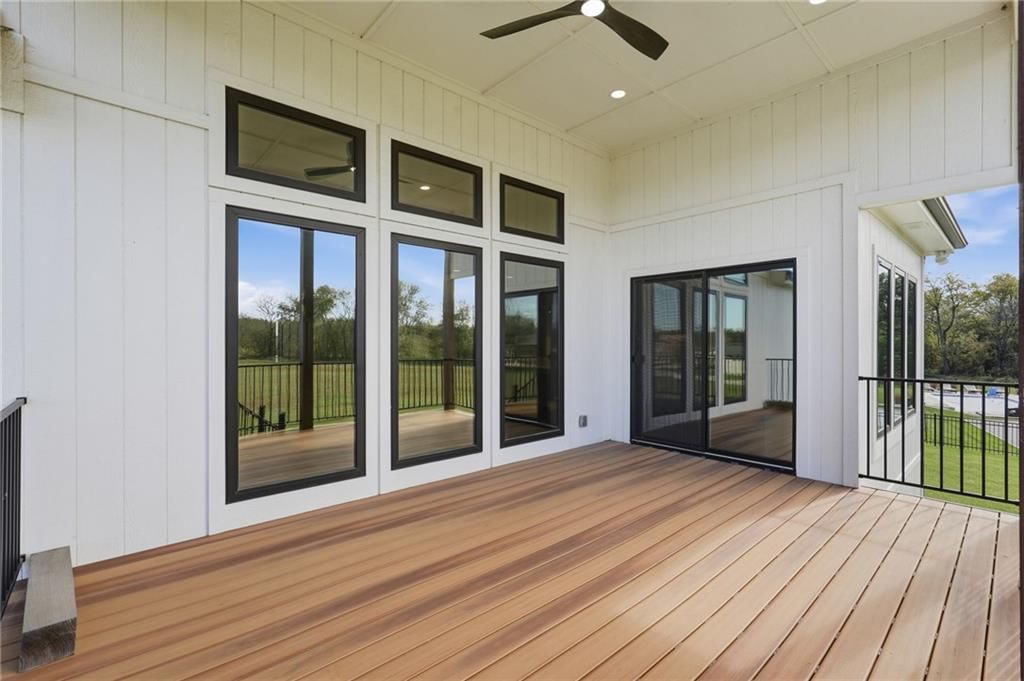Deck, composite deck and covered patio at 1 S Buffalo Ridge Court, Lake Winnebago, MO 64034