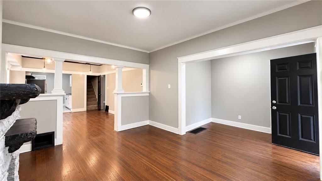 Black hardware at 3942 Flora Avenue, Kansas City, MO 64110