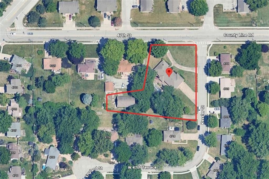Corner lot at 9209 W 47th Street, Merriam, KS 66203