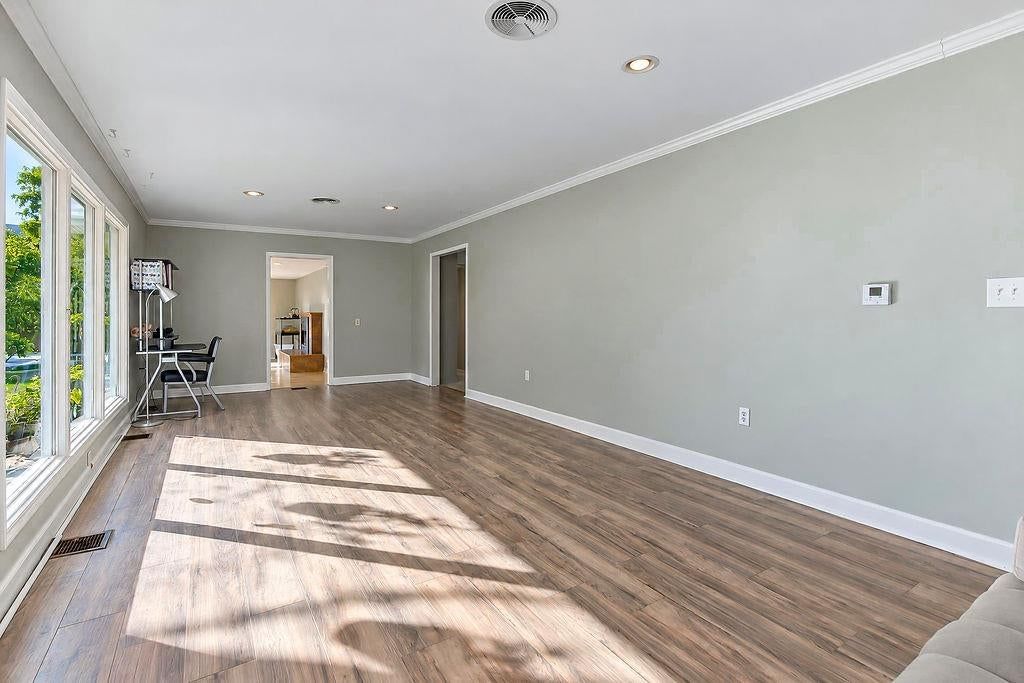 Recessed lighting and white trim at 622 Walnut Street, Liberty, MO 64068