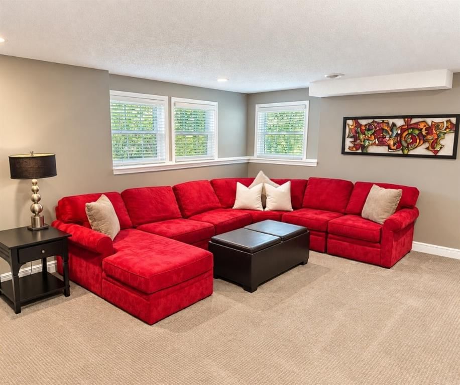 Finished basement and carpet at 12824 GRANT Street, Overland Park, KS 66213