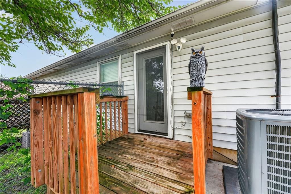 Deck and wood deck at 123 E Madison Street, Gardner, KS 66030