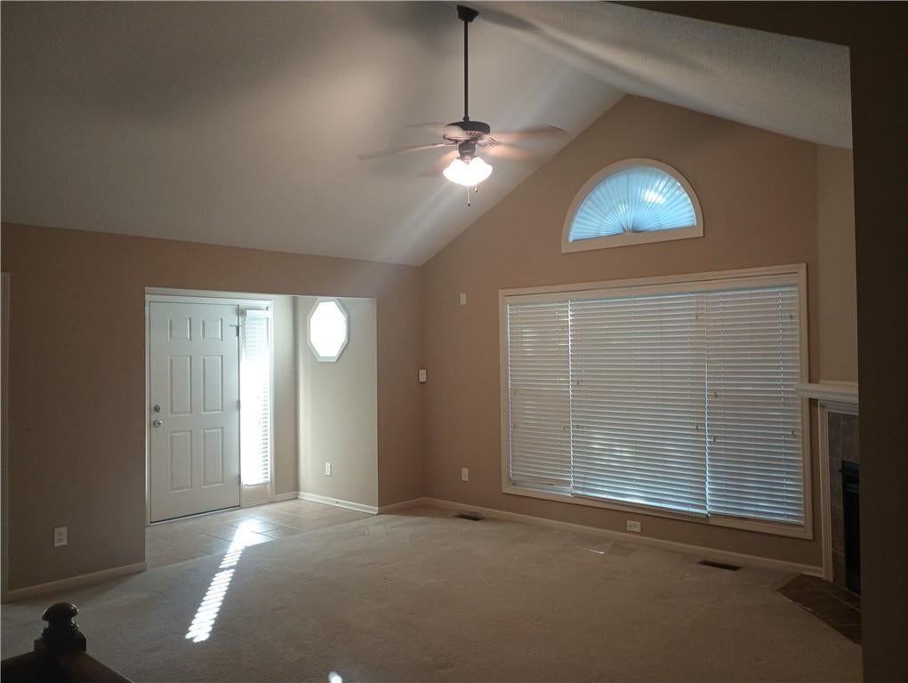 Tall ceilings, white trim and beige walls at 14121 W 152nd Terrace #4003, Olathe, KS 66062