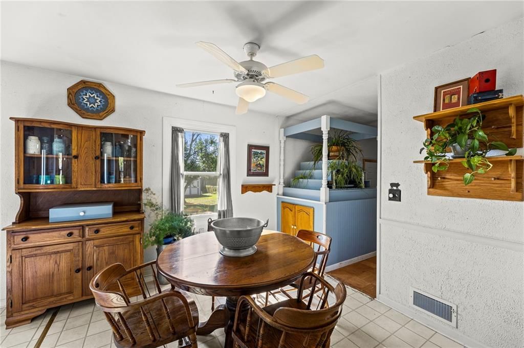 Tile floors, white trim and white walls at 8809 W 94th Street, Overland Park, KS 66212