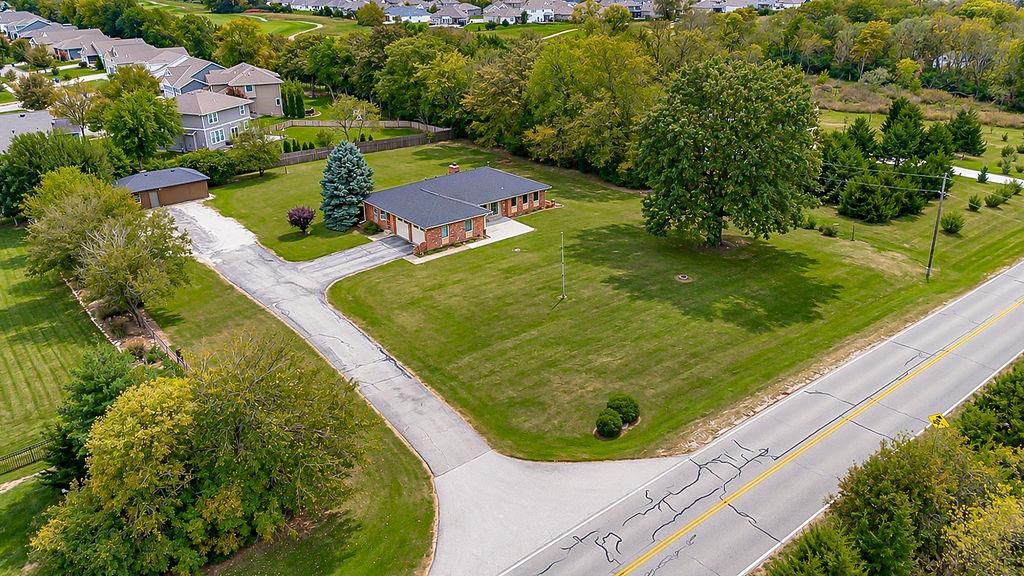 Big backyard at 25025 W 143rd Street, Olathe, KS 66061