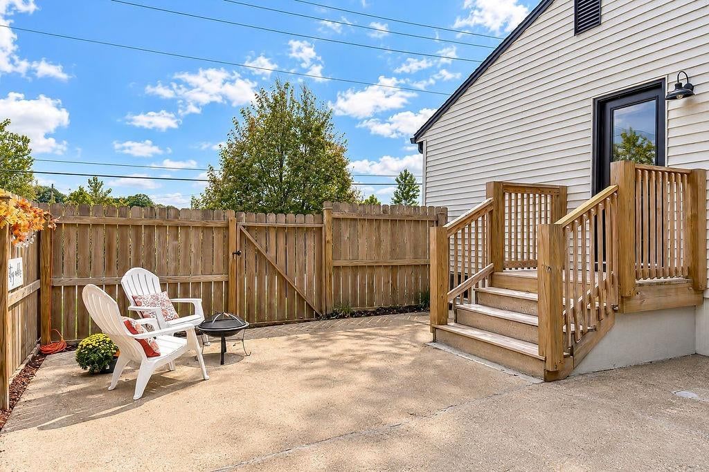 Deck and wood deck at 3438 N Brighton Avenue, Kansas City, MO 64117