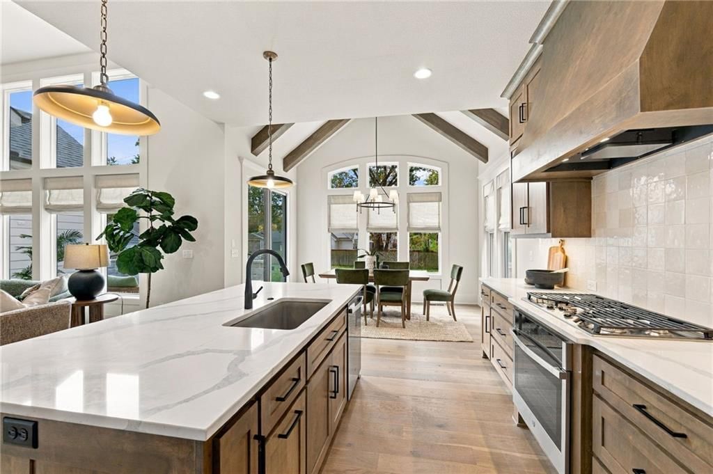 Ceiling beams at 4905 W 71st Street, Prairie Village, KS 66208