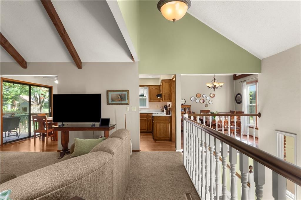 Loft and two-story living room at 205 SE Saratoga Drive, Blue Springs, MO 64014