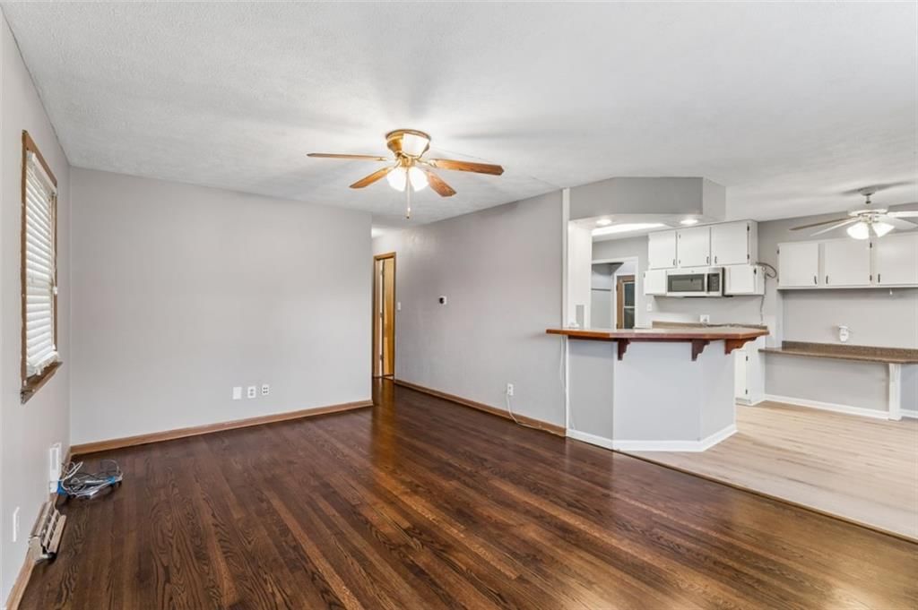 Hardwood floors at 559 E Prairie Street, Olathe, KS 66061