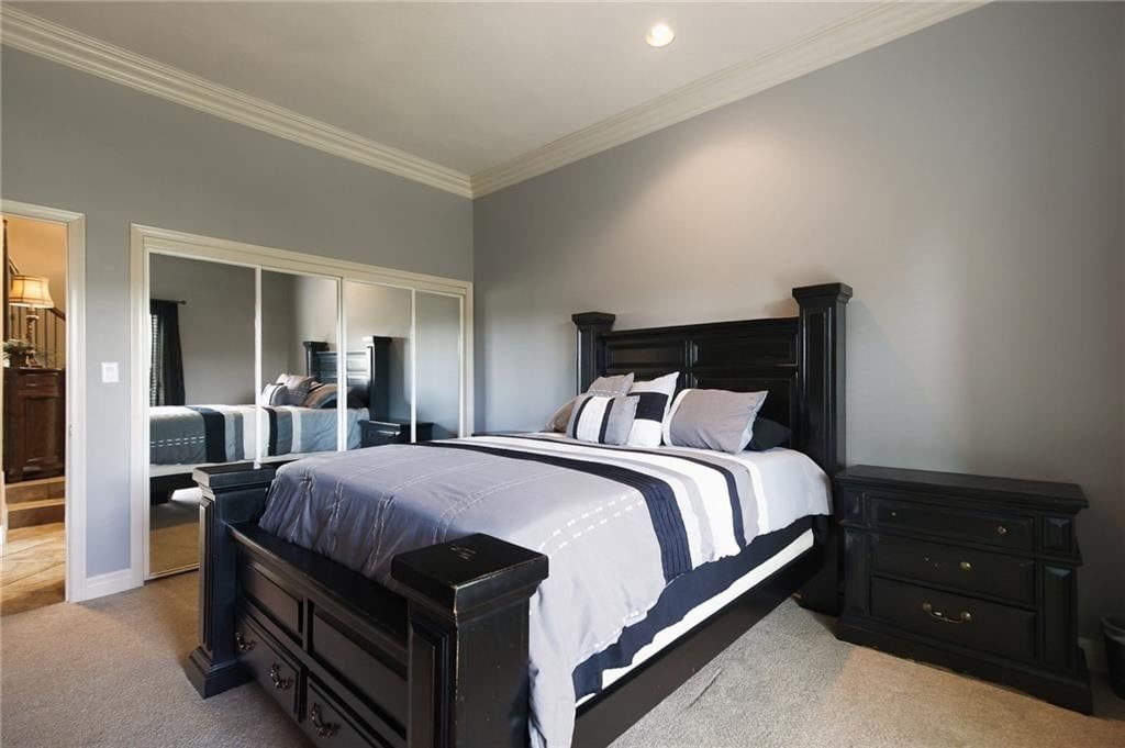 Walk-in closet and carpet at 1205 NW 43rd Terrace, Kansas City, MO 64116