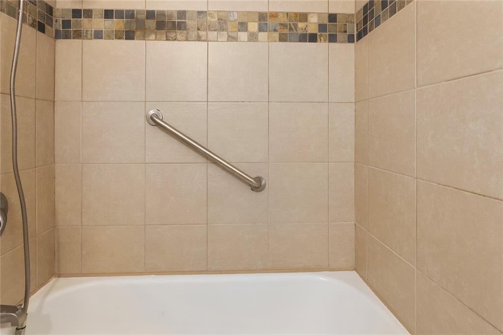 Tiled shower at 4509 W 75th Street, Prairie Village, KS 66208