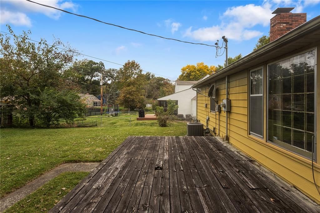 Deck and wood deck at 4509 W 75th Street, Prairie Village, KS 66208
