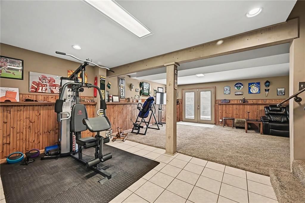 Home gym at 21711 W 51st Place, Shawnee, KS 66226