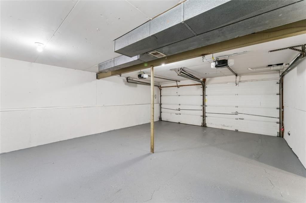 Garage storage system and attached garage at 417 N Jefferson Avenue, Liberty, MO 64068