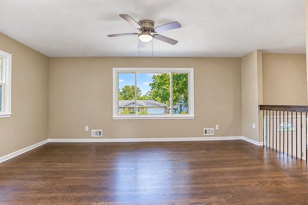 Wall of windows and recessed lighting at 6516 Ballentine Street, Shawnee, KS 66203